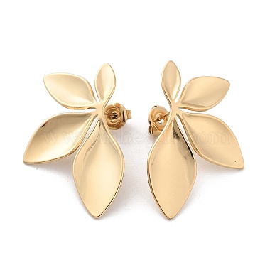 Flower 304 Stainless Steel Stud Earrings