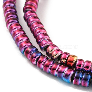 Baking Painted Electroplated Synthetic Non-magnetic Hematite Beads Strands(G-C136-H01-01)-3