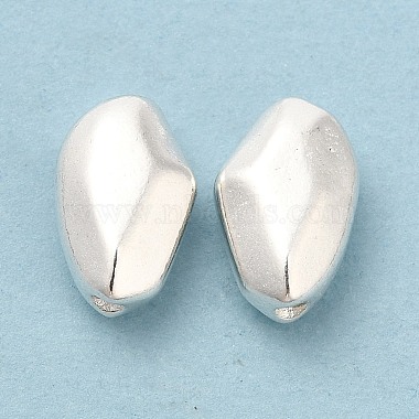 925 Sterling Silver Plated Nuggets Brass Beads