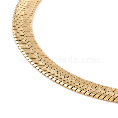 304 bracelet chaines chevrons acier inoxydable homme femme(BJEW-D450-01G-02)-2