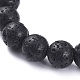 Natural Lava Rock Beads Stretch Bracelets(X-BJEW-G623-02-8mm)-2