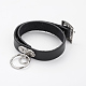 Punk Rock Style Cowhide Leather Choker Necklaces(X-NJEW-D287-06)-1