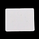 100 羽根プリント紙のジュエリーディスプレイカード付き織りウェブ/ネット(AJEW-Z021-01B)-3