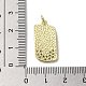 micro cuivres ouvrent pendentifs de zircons(KK-E092-28G-02)-3