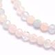 Chapelets de perles en morganite naturelle(G-F509-08-2mm)-3