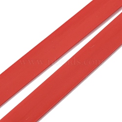 Silicone Wrapping Bands for Packaging, Stretchy Resistance Fidget Chair Band for Kids, Red, 400x10x0.9mm(AJEW-WH0282-57G)