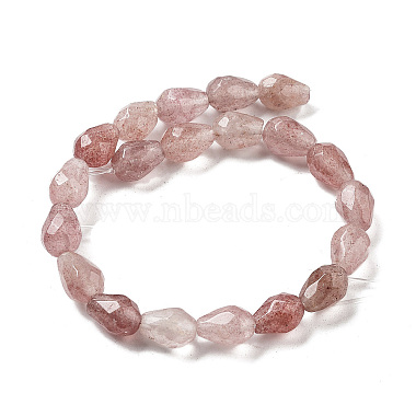 Natural Strawberry Quartz Beads Strands(G-P520-B11-01)-3