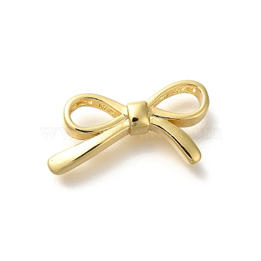 Real 18K Gold Plated Bowknot Brass Pendants