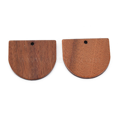 Natural Walnut Wood Pendants(X-WOOD-N011-010)-2