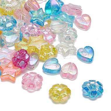 600Pcs 15 Styles Transparent Acrylic Beads(TACR-YW0001-36)-6