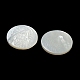 cabochons de coquillages blancs naturels sculptés(SSHEL-N038-06B-06)-2