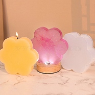 DIY Silicone Candle Molds, for Scented Candle Making, Flower, 13.8x12.3x1.6cm(DIY-Q033-10B)
