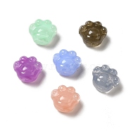 Opaque Acrylic Beads, Claw, Mixed Color, 16x18.5x13mm, Hole: 2.5mm(X-MACR-J123-30)