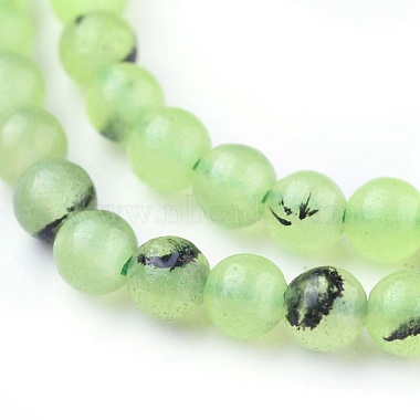 Chapelets de perles en préhnite naturelle(X-G-I250-01A)-3