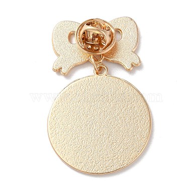 Black Golden Zinc Alloy Brooches(JEWB-O013-02B-G)-2