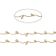 Handmade Brass Scalloped Bar Chains(CHC-I027-02G)-1