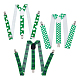 CHGCRAFT 3Pcs 3 Style Adjustable Polyester Y-Shaped Heavy Duty Suspenders(AJEW-CA0003-03)-1