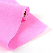 Non Woven Fabric Embroidery Needle Felt For DIY Crafts, Hot Pink, 450x1.2~1.5mm, about 1m/roll(DIY-R069-01)