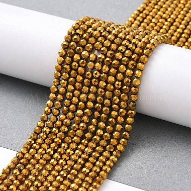 Electroplate Glass Beads Strands(GLAA-H021-01B-FP04)-3