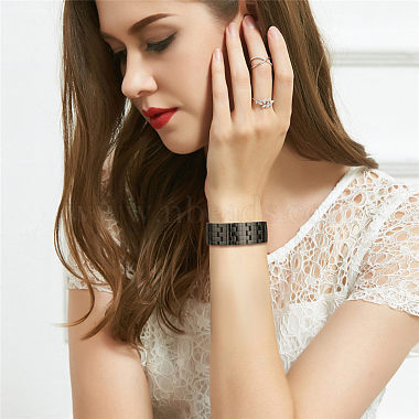 Bracelets de bracelet de montre en acier inoxydable Shegrace(JB648A)-5