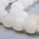 brins de perles de jade de fleur naturelle (jade d'afghanistan)(G-E266-12A-4mm)-3