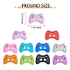 10Pcs 10 Colors Silicone Focal Beads(JX739A)-2