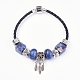 Natural Sodalite Beads Cord Bracelets(BJEW-O162-G06)-1
