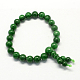 Buddha Meditation Yellow Jade Beaded Stretch Bracelets(BJEW-R041-8mm-02)-1