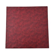 PVC Leather Fabric, Leather Repair Patch, for Sofas, Couch, Furniture, Drivers Seat, Rectangle, Dark Red, 30x30cm(DIY-WH0199-69-05)