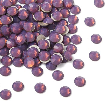 Preciosa&reg MAXIMA Crystal No Hotfix Flatback Stones, Czech Crystal, Dura Foiling, Round(438 11 615 Chaton Rose), 21110 Amethyst Opal, SS8(2.3~2.5mm)