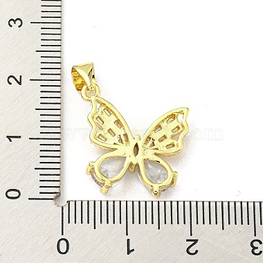 Brass Micro Pave Cubic Zirconia Pendants(FIND-Z023-10A)-3