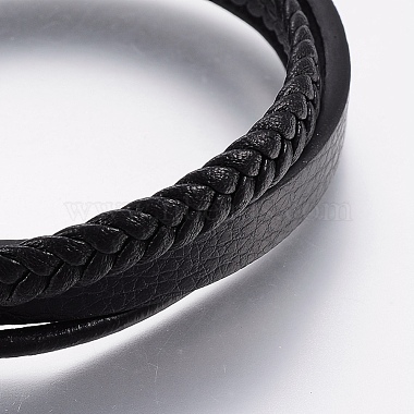 Leather Cord Multi-strand Bracelets(BJEW-F325-13P)-2