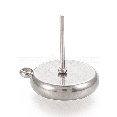 304 Stainless Steel Stud Earring Findings(STAS-K202-04D-P)-4