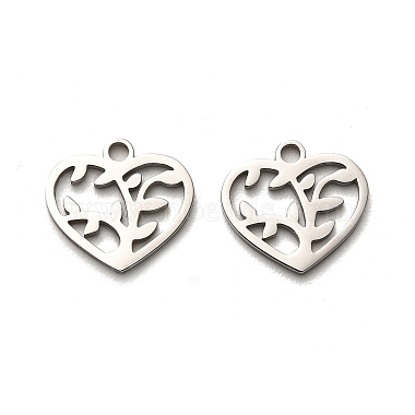 Stainless Steel Color Leaf 316 Surgical Stainless Steel Charms