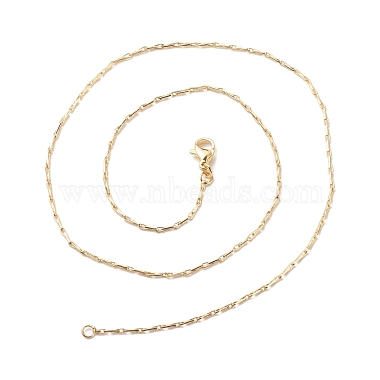 Brass Coreana Chains Necklace for Women(NJEW-P265-33G)-3