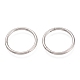 boucles d'oreilles dormeuses en acier inoxydable anti-ternissement 304(EJEW-O095-01B)-2