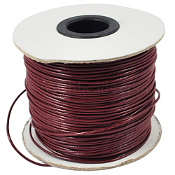 Korean Waxed Polyester Cord, Bead Cord, Dark Red, 1.2mm, about 185yards/roll(YC-1.2mm-NO134)