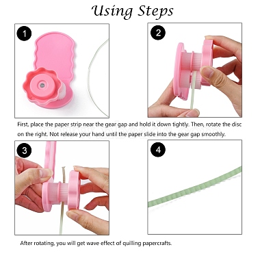 Paper Quilling Crimper Crimping Tool Quilled Creation Craft DIY(DIY-R067-05)-2