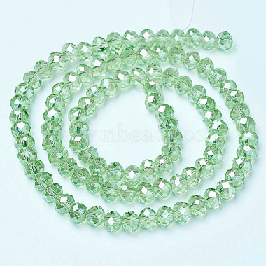 perles en verre plaquent brins(EGLA-A034-T1mm-B17)-2