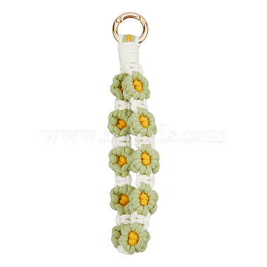 Dark Sea Green Flower Cotton Pendant Decorations