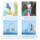 Waterproof PVC Colored Laser Stained Window Film Adhesive Stickers(DIY-WH0256-084)-3
