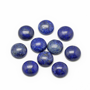 10mm Half Round Lapis Lazuli Cabochons