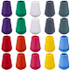 100pièces 10 couleurs embouts de cordon d'arrêt de cloche amovibles en plastique(KY-GF0001-43)-1