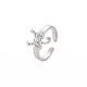 Non-Tarnish 304 Stainless Steel 12 Constellations/Zodiac Signs Open Cuff Ring for Women(RJEW-S405-156P-E)-3