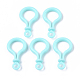 Accessoires de fermoir porte-clés en plastique opaque en forme d'ampoule en forme de bulbe(KY-T021-01E)-1