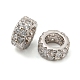 Rhodium Plated 925 Sterling Silver Spacer Beads(STER-K176-05P)-3