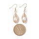 Natural Pearl Teardrop Dangle Earrings(EJEW-JE05091-02)-3