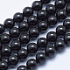 Natural Black Tourmaline Beads Strands(G-E444-27-6mm)-1