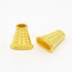 Alloy Bead Cones, For Tassels Pendant, Cadmium Free & Lead Free, Golden, 18x16.5x7mm, Hole: 3.5~12mm(EA9811Y-G)