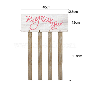 Wood Hanging Welcome Sign(HJEW-WH0077-001)-2